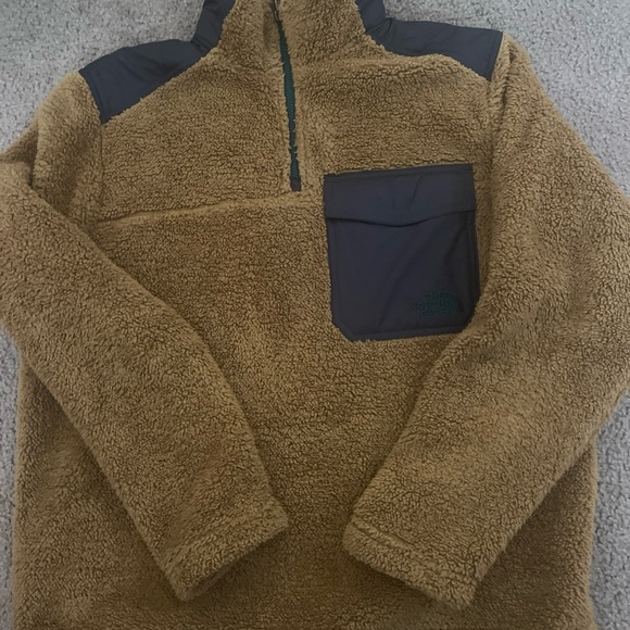 The North Face Tan and Black Fleece Jacket - Picture 4 of 7
